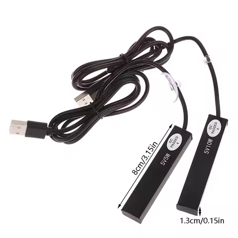 1Pc 5/10W Mini Aquarium Heater USB Charging For Small Fish Tank Heater Energy Saving Over Temperatur