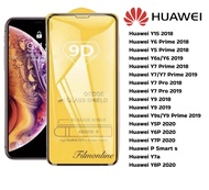 ฟิล์มกระจกนิรภัยเต็มจอ Huawei ทุกรุ่น  Y15 2018 Y6 Prime 2018 Y5 Prime (2018) Y6S/Y6 2019 Y7 Prime 2018 Y7/Y7 Prime 2019 Y7 Pro 2018 Y7 Pro 2019 Y9 2018 Y9 2019 Y9S/Y9 Prime 2019 Y5P 2020 P smart S Y7a Y8P 2020