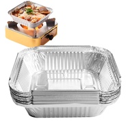 【Latest Style】 Air Fryer Aluminum Foil Trays 20 Pack Air Fryer Linerfoil Plate Container Air Fryer Accessories For Baking Grilling Cooking