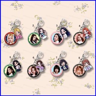 SQ3 Hearts2Hearts Acrylic Keychain CARMEN Pendant JIWOO Cartoon Bags Accessories Stars Peripheral QS