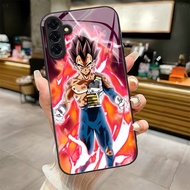 dragon ball z Vegeta vs son goku design Phone Case Glass for Samsung Galaxy  S22 S23 S24 S25 Ultra P