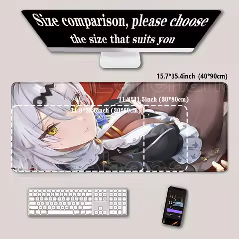 Anime Girl Yixuan ZZZ Keyboard DeskMat PC Gaming Accessories HD Printing Office Carpet Zenless Zone 