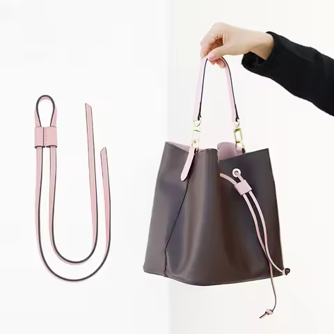 Bag Straps Drawstring for LV Noe Bucket Bags Drawstring Shoulder 100% Genuine Bag Accessories Replac
