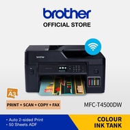 Brother MFC-T4500DW A3 All in One Printer Inkjet Print Copy Scan &amp; Fax