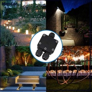 MUNDAN Terminal Box Waterproof /Electrical Cable Connector Wire Connector 3 Way Tee 1 In 2 Out With 