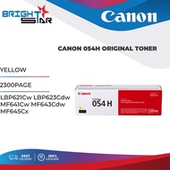 CANON 054H ORIGINAL TONER / YELLOW,MAGENTA,CYAN,BLACK / 2300-3100 PAGE