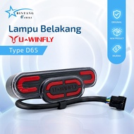 U-WinFly Rear Light Type D65 | Electric Bike Stop Lamp | Suitable D60 D65 M60 D70 D75 | Original