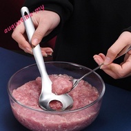 AUGUSTINA Croquettes Meatball Spoon Mold, Non-stick Hangable Meatball Maker Spoon, Kitchen Gadgets S