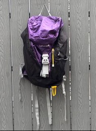 Lafuma  backpack rucksacks  背囊 背包 Hiking 行山 遠足purple  colour 95% new, 100% real