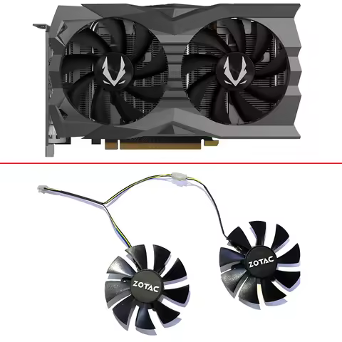 DIY 85MM GA92S2U GA92A2H 4PIN GTX 1660 1660Ti GPU Graphics Fan Zotac GeForce RTX 2060 2070 SUPER Min