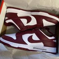 (Sold out) 極新淨 Nike Dunk Low 男裝酒紅 Team Red US12 EU46