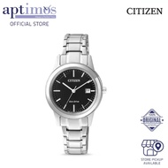 [Aptimos] Citizen Eco-Drive FE1081-59E Black Dial Women Bracelet Watch