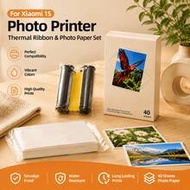 40 Sheets 4x6 Inch Dye-Sublimation Photo Paper And Ribbon Kit (6-Inch), Quick-Dry Stain-Proof Pictur
