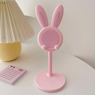 全城熱賣 - [粉紅色小兔子]可升降支架智能電話平板電腦睇片電話座