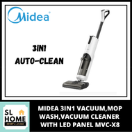 MIDEA MVC-X8 3IN1 FUNCTION VACUUM , MOP , WASH VACUUM CLEANER WITH LED PANEL