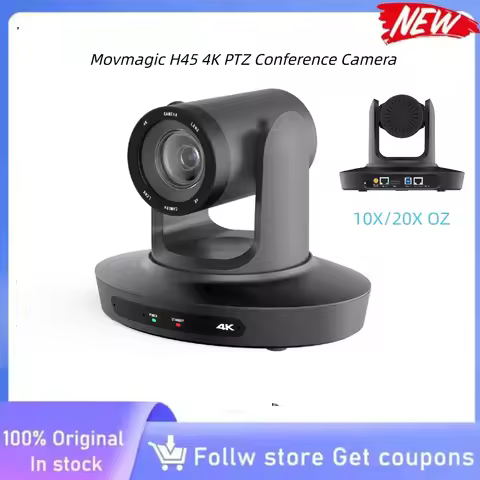 Movmagic H45 4K PTZ Conference Camera 10X Optical Zoom AI Auto Tracking POE HDMI USB3.0For BusinessM
