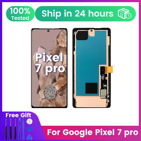 100% Tested Super amoled 6.7" For Google Pixel 7 Pro Lcd with Frame Display Digital Touch ScreenRepl