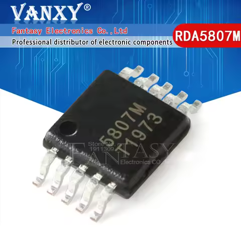 10pcs RDA5807M RDA5807 RDA5807MP SOP-8 RDA5807FP SOP-16 MSOP-10 wireless stereo radio IC