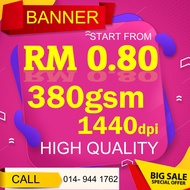 Banner BANNER HIGH QUALITY/Bunting PRINT BANNER/PRINTING BANNER/Bunting (Wood/Eyelets/PVC/PRINT Only