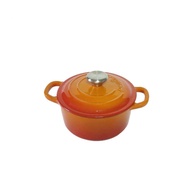 Delighto 24cm Cast Iron Casserole Soup Pot DLT-2002(OR)