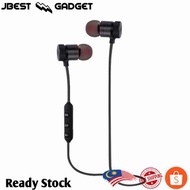 Wireless Bluetooth 4.1 Stereo Earbud Noise Cancellation Sport Earphone Magnetic