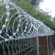 Bard Wire/ PKP Wire Dawai kawat duri SILET/RAZOR WIRE/ Uganda Razor Blade Barbed Wire Pagar/ Fencing