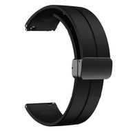 Silicone Magnetic Strap For Garmin Venu / Venu Sq / Sq 2 Music Soft Silicone strap Sports Bracelet L