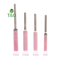 [T&O-t] 10Pcs Chainsaw Sharpener Grinding Stone File 4/4.8/5.5/6mm Chains Saw Sharpening Set For Pol