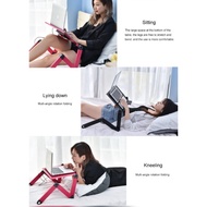 360 Rotation Adjustable Laptop Stand Laptop Table Laptop Rack Portable Bed Stand