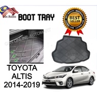 For TOYOTA ALTIS 2014 - 2019 EVA Copolymer Car Boot Tray Trunk Tray Luggage Cargo Dulang But Kereta 