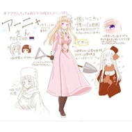 Anfie cosplay costume nyo rusia hetalia