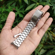 Strap Tali Jam Tangan Rantai Stainless Steel Seiko 5 Automatic 20mm silver model curved