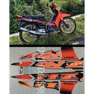 STANDARD ORIGINAL FIZ R FIZR STRIPING STICKER ORANGEORANGE 2002 FULL CLUTCH