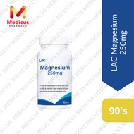 LAC Magnesium 250mg 90's (Exp: 11/2026)