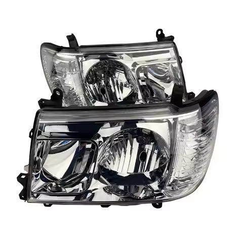 Halogen Headlamp For Toyota Land Cruiser LC100 FZJ100 FZJ105 2005-2007 Clear Crystal Headlight Turn