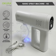 OKURA CLEARANCE K5 RZ-W3 Wireless Nano Atomizer Spray Disinfection Spray Gun Sanitizer Spray Gun Machine Mesin Penyembur