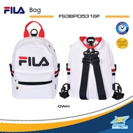 Fila กระเป๋าสะพายหลัง กระเป๋าแฟชั่นผู้หญิง ฟิล่ากระเป๋า ฟีล่ากระเป๋า  Fila Bag FS3BPD5316F BLK/ OWH(1290)