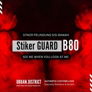B-80 Botom Cover Sticker