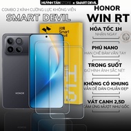 COMBO of 2 HONOR WIN RT borderless transparent tempered glass screen protector with 2.5d curved beve