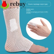 REBUY Elastic Net Tubular Bandage, Retainer Elastic Mesh Bandage, Tubing Tubular Gauze Fix Breathabl