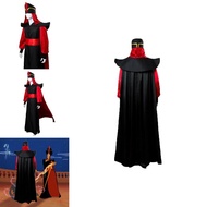 The Aladdin Return Of Jafar Cosplay Robe Cloak Cape Hat Wizard Outfit Costume