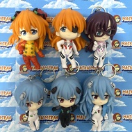 Figure Keychain / Gantungan Kunci Anime Evangelion B Rei Ayanami Aduka Langley Mari Makinami