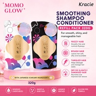 Kracie Ichikami Smoothing Shampoo Refill 320g/ conditioner refill 320g