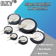 1PCS V Type 5.5V Super Capacitor 0.1F 0.22F 0.33F 0.47F 1F 1.5F 4.0F New PUMUDDSY Button Farad Capac