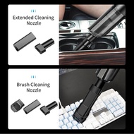 GLOGLOW Vacuum Cleaner  120W 6000Pa Strong Suction Handheld Multifunctional Mini Car with 2 Brush He