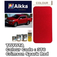TOYOTA 3T6 CRIMSON SPARK RED - Aikka Oem Factory Colour