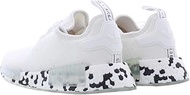 NMD R1 Mens Shoes Size 10.5, Color: Sky White/Cloud White/Pitch Dark Black-White