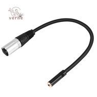 0. Wire 3 Pin Xlr Male to 3.5Mm Female Audio Connector Stereo Microphone Adapter