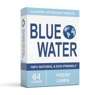 Blue Water, Laundry Detergent Sheets - Earth Breeze Costs 70% More Than Us!