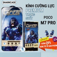 Poco M7 Pro premium full screen tempered glass phone screen protector